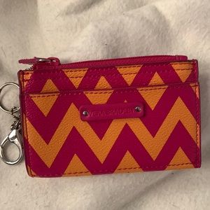 Vera Bradley zip zig zag card/$ accessory